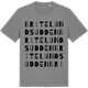 Mid Heather Gray t-shirt med Britelundsudden ordlek t-shirt