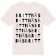 Vintage White t-shirt med Brittnäs ordlek t-shirt