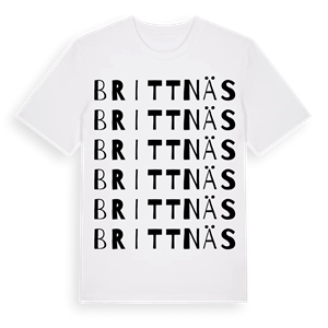 Brittnäs ordlek t-shirt – ekologisk bomull t-shirt från Pinshirt