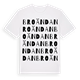 White t-shirt med Broändan ordlek t-shirt