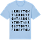 Blue Soul t-shirt med Brobytomta ordlek t-shirt