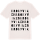 Vintage White t-shirt med Brobyviken ordlek t-shirt