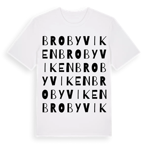 Brobyviken ordlek t-shirt – ekologisk bomull t-shirt från Pinshirt
