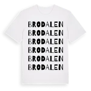 Brodalen ordlek t-shirt – ekologisk bomull t-shirt från Pinshirt