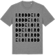 Mid Heather Gray t-shirt med Broddebo ordlek t-shirt