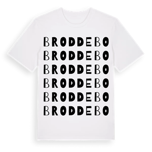 Broddebo ordlek t-shirt – ekologisk bomull t-shirt från Pinshirt