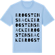 Blue Soul t-shirt med Brogstensbacke ordlek t-shirt