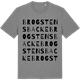 Mid Heather Gray t-shirt med Brogstensbacke ordlek t-shirt
