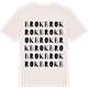 Vintage White t-shirt med Brok ordlek t-shirt