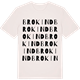 Vintage White t-shirt med Brokind ordlek t-shirt