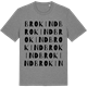 Mid Heather Gray t-shirt med Brokind ordlek t-shirt