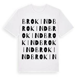 Brokind ordlek t-shirt – ekologisk bomull t-shirt från Pinshirt