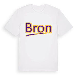 Bron baseball t-shirt – ekologisk bomull t-shirt från Pinshirt