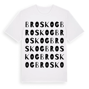 Broskog ordlek t-shirt – ekologisk bomull t-shirt från Pinshirt