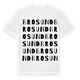 Brosund ordlek t-shirt