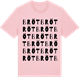 Pink Cotton t-shirt med Bröt ordlek t-shirt