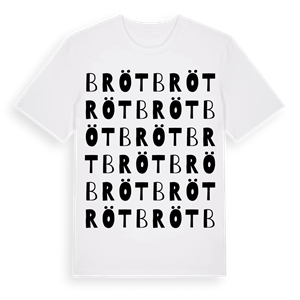 Bröt ordlek t-shirt – ekologisk bomull t-shirt från PinShirt