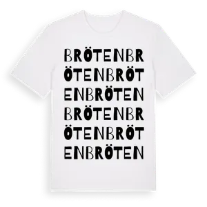 Bröten ordlek t-shirt – ekologisk bomull t-shirt från Pinshirt
