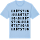Blue Soul t-shirt med Brötstugan ordlek t-shirt