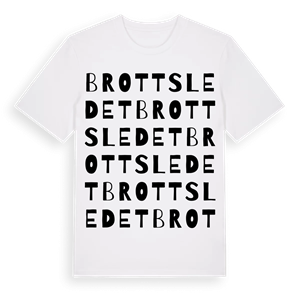 Brottsledet ordlek t-shirt – ekologisk bomull t-shirt från Pinshirt