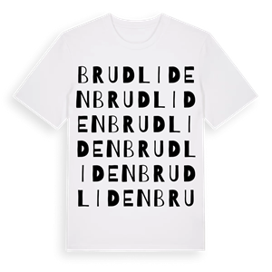 Brudliden ordlek t-shirt – ekologisk bomull t-shirt från Pinshirt