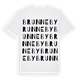 White t-shirt med Brunneby ordlek t-shirt