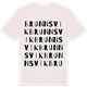 Vintage White t-shirt med Brunnsvik ordlek t-shirt