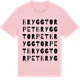 Pink Cotton t-shirt med Bryggtorpet ordlek t-shirt