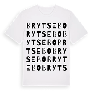 Brytsebo ordlek t-shirt – ekologisk bomull t-shirt från Pinshirt