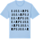 Blue Soul t-shirt med Bubbarp ordlek t-shirt