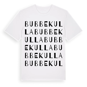 Bubbekulla ordlek t-shirt – ekologisk bomull t-shirt från Pinshirt