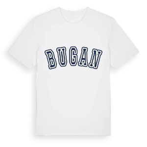 Bugan college t-shirt – ekologisk bomull t-shirt från Pinshirt