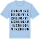 Blue Soul t-shirt med Bugaviken ordlek t-shirt