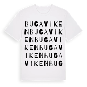 Bugaviken ordlek t-shirt – ekologisk bomull t-shirt från Pinshirt
