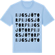 Blue Soul t-shirt med Bugsjötorp ordlek t-shirt