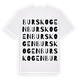 Burskogen ordlek t-shirt