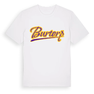 Burtorp baseball t-shirt – ekologisk bomull t-shirt från Pinshirt