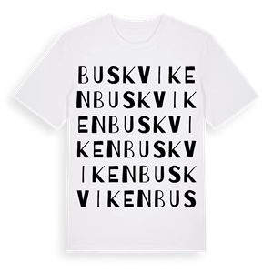 Buskviken ordlek t-shirt – ekologisk bomull t-shirt från Pinshirt
