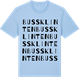 Blue Soul t-shirt med Bussklinten ordlek t-shirt