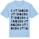 Blue Soul t-shirt med Butängen ordlek t-shirt