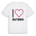 Jag älskar Butbro t-shirt stort tryck