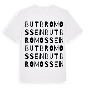 Butbromossen ordlek t-shirt – ekologisk bomull t-shirt från Pinshirt