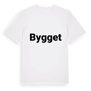 Bygget fetstil t-shirt – ekologisk bomull t-shirt från PinShirt