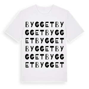 Bygget ordlek t-shirt – ekologisk bomull t-shirt från PinShirt