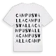 Campus Valla ordlek t-shirt