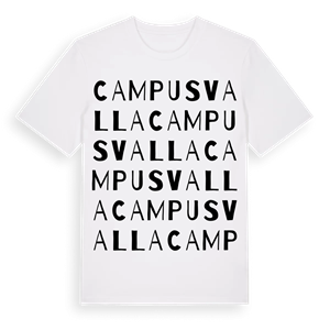 Campus Valla ordlek t-shirt – ekologisk bomull t-shirt från Pinshirt