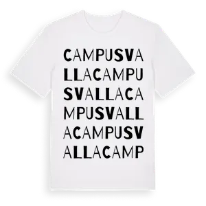 Campus Valla ordlek t-shirt – ekologisk bomull t-shirt från Pinshirt