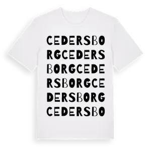 Cedersborg ordlek t-shirt – ekologisk bomull t-shirt från Pinshirt