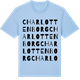 Blue Soul t-shirt med Charlottenborg ordlek t-shirt