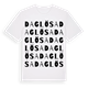 Daglösa ordlek t-shirt